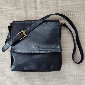 Fossil Leather Crossbody Messenger Bag